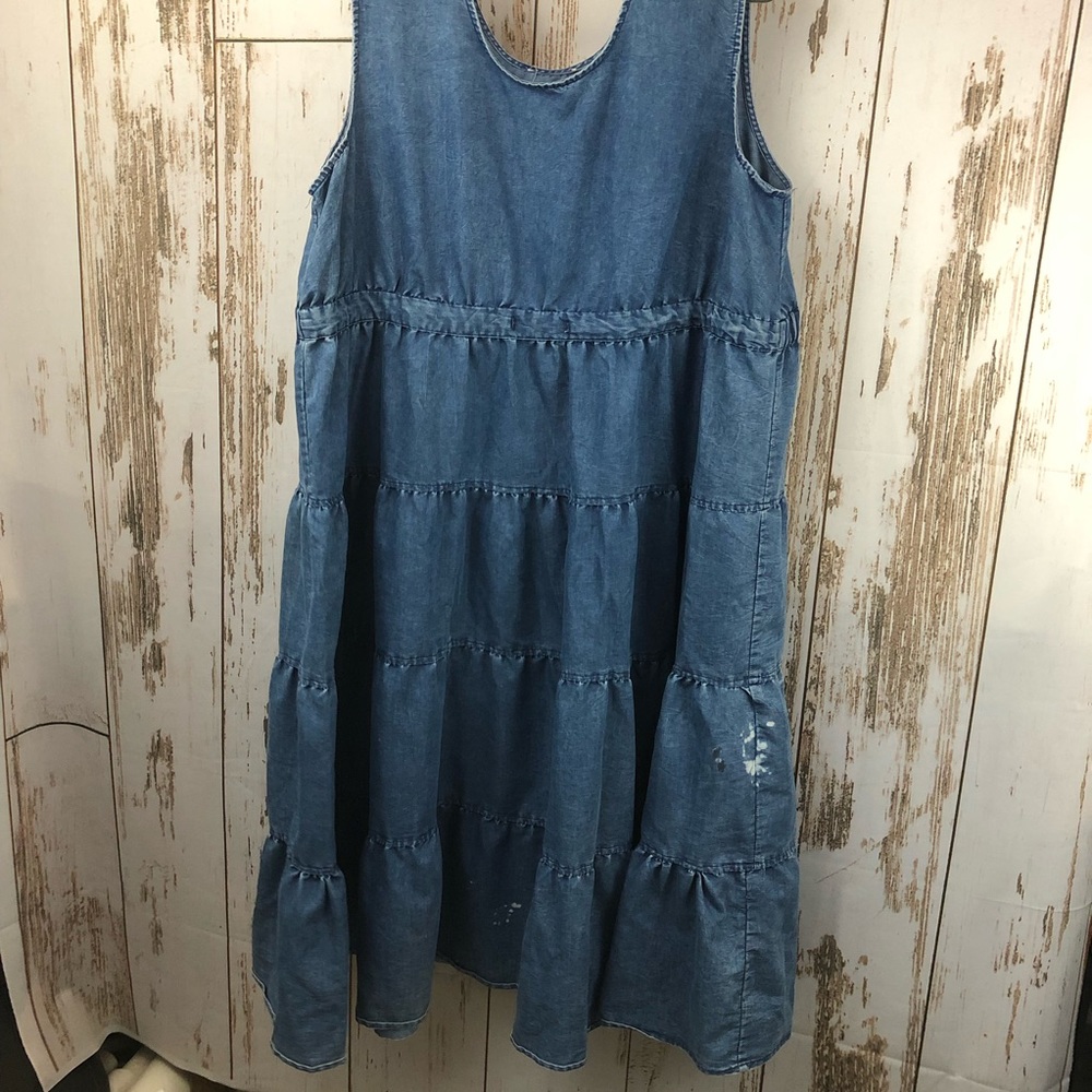 Chambray Dress, Plus Size. No tags.  D26
